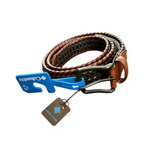 Columbia Men's Brown Braided Belt Size M 34-36